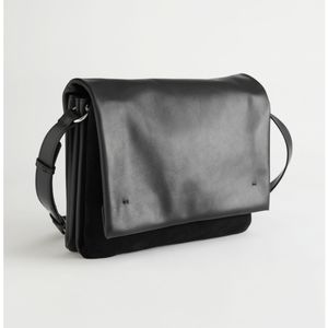 &Other Stories Suede and Leather Bag